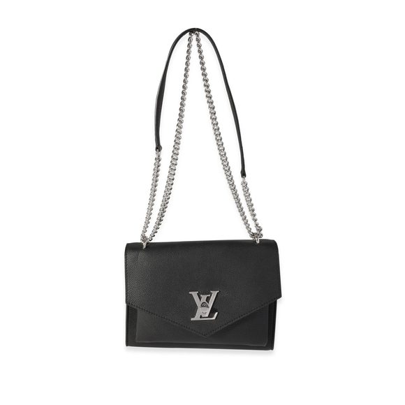 Louis Vuitton Black Grained Calfskin MyLockMe Chain Bag - Picture 4 of 7